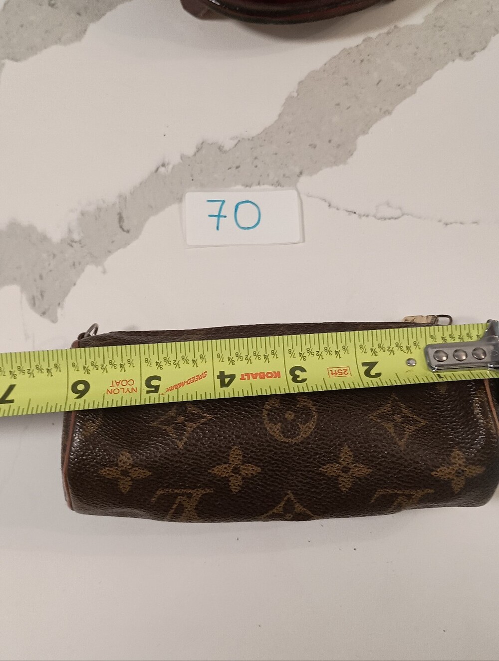 Authentic Louis Vuitton Monogram Papillon Pouch Cylindrical Pen Case - Picture 10 of 11